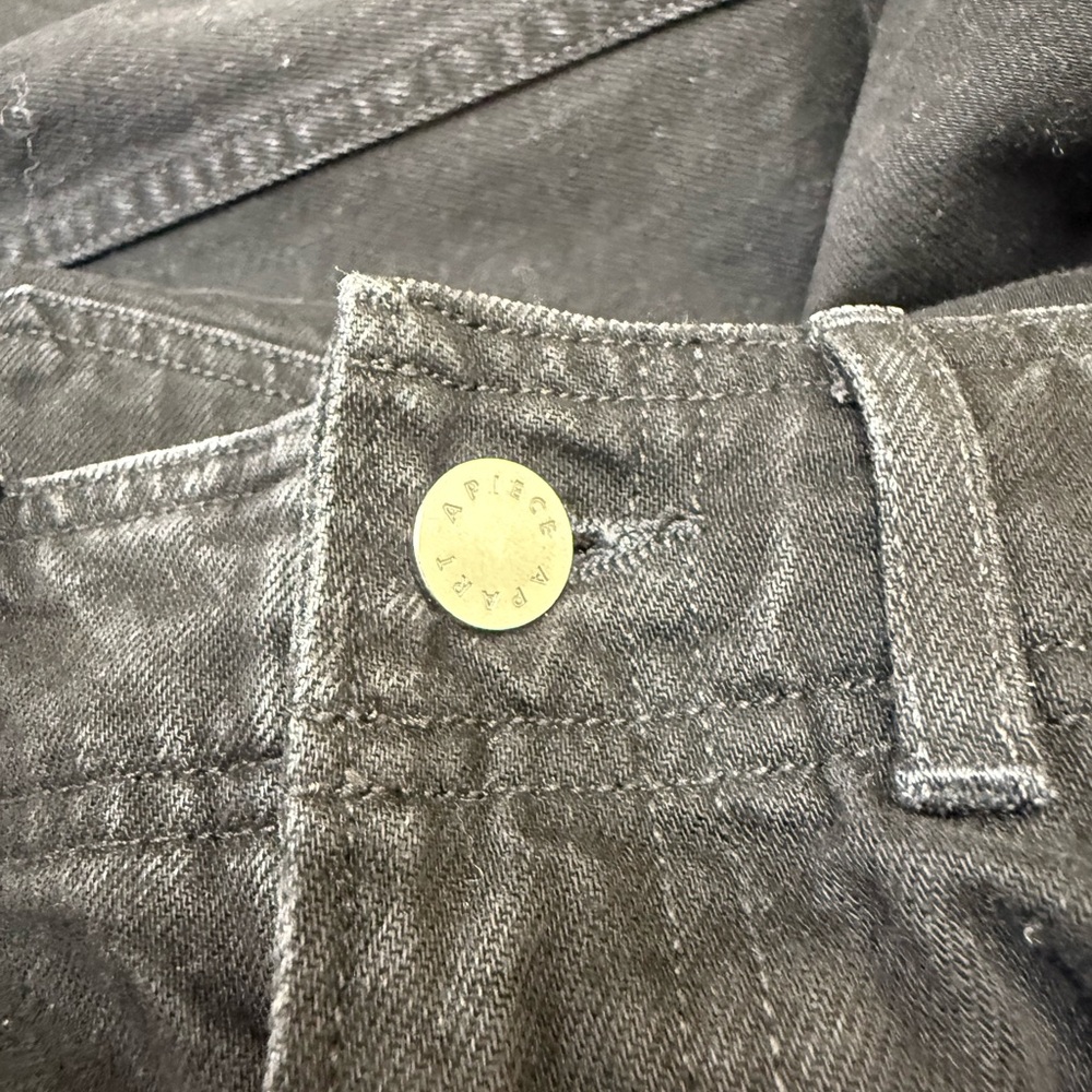 Apiece Apart Black Denim Meridian Jeans Size 28 - Picture 10 of 12